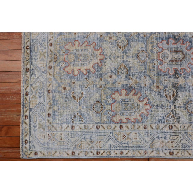 Blue Early 20th Century Zabihi Collection Persian Malayer Scatter Rug - 3'5" x 5'2" For Sale - Image 8 of 8