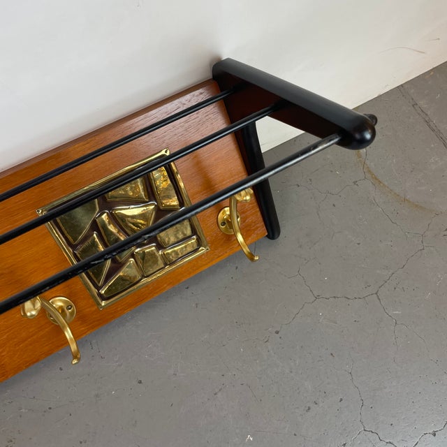 Belform Boomerang Wall-Mounted Coat Rack by A. Hendrickx for Belform, 1960s For Sale - Image 4 of 10