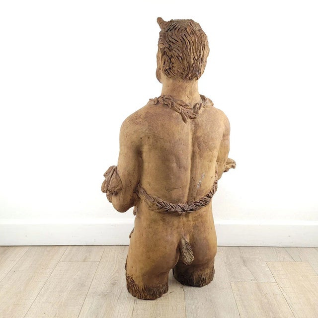 1970s Pan Statue by Burt Kessenick For Sale - Image 5 of 10