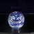 Chinese Blue & White Porcelain Landscape Covered Jar - 6" Tall For Sale - Image 4 of 8