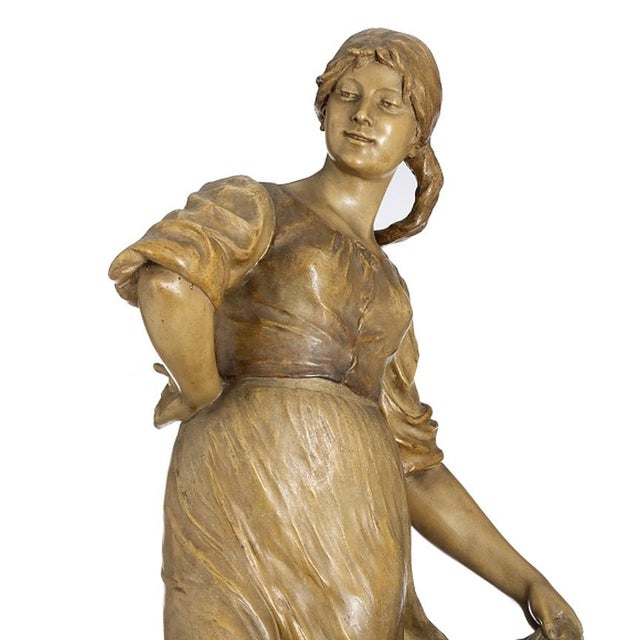 Friedrich Goldscheider, Female Figure, 19th Century For Sale - Image 5 of 8