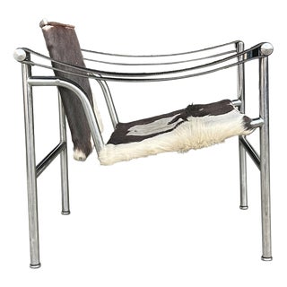 Vintage LC1 Ponyskin Armchair by Le Corbusier for Cassina, 1980s For Sale
