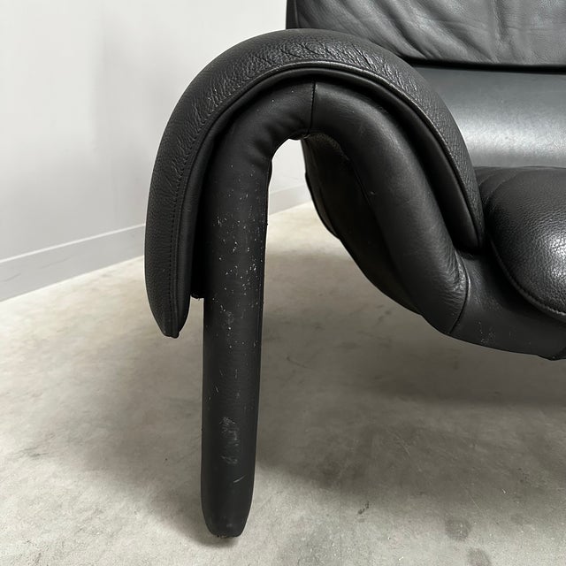Vintage DS2011 Sofa in Black Leather from de Sede, 1990s For Sale - Image 6 of 10