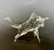 Mid-Century Modern Vintage Blown Glass Bull Figurine – Midcentury Charging Bull For Sale - Image 3 of 6