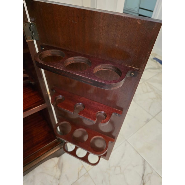 Vintage Classic Modern Mid Century Era Bar Cabinet For Sale - Image 4 of 13