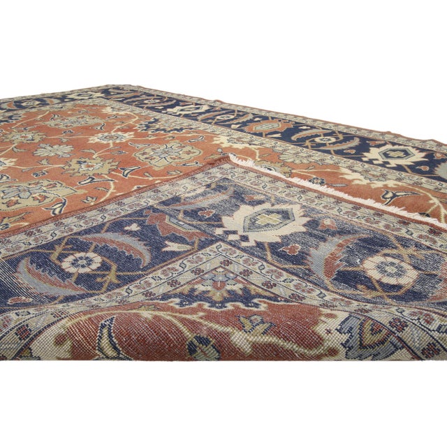 Vintage Persian Mahal Rug, 06'06 X 09'09 For Sale In Dallas - Image 6 of 6