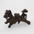 Wood Chinese Carved Wood Folklore Figure With Wood Base 19thC - Set of 2 For Sale - Image 7 of 8