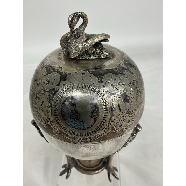 Silver English Victorian Mappin&webb Silver Plate Egg Coddler For Sale - Image 8 of 12