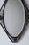 French Art Deco wrought iron mirror signed by French artist "Elarcher" with intricate flower motif in its authentic patina...
