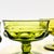 Mid 20th Century Indiana Glass Kings Crown Green Coupe Glasses - Set of 5 For Sale - Image 5 of 8