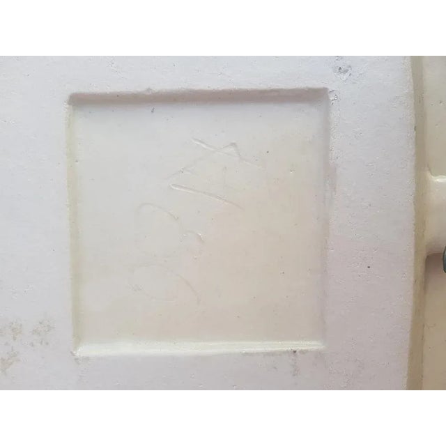 Rectangular Ceramic Mural with Sheep, 1980s For Sale - Image 4 of 5