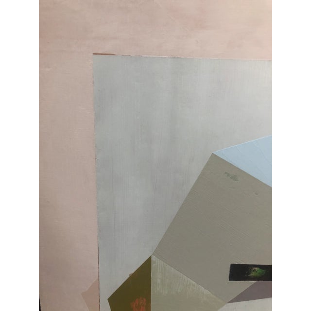 Contemporary Geometric Abstract Painting Framed For Sale - Image 11 of 13