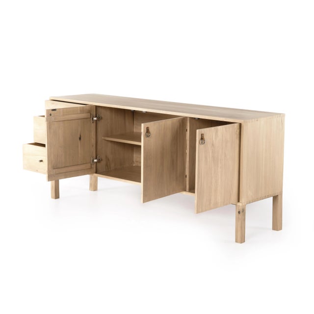 Tan Four Hands Isador Sideboard, Dry Wash Poplar For Sale - Image 8 of 12