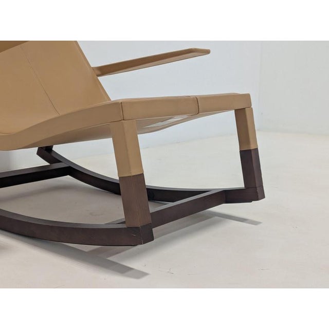 Dondo Rocking Chair from Poltrona Frau For Sale - Image 10 of 13