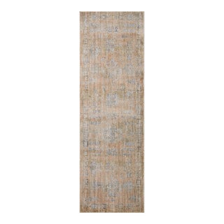 Jean Stoffer x Loloi Katherine Copper / Steel 2'-7" x 16'-0" Runner Rug For Sale