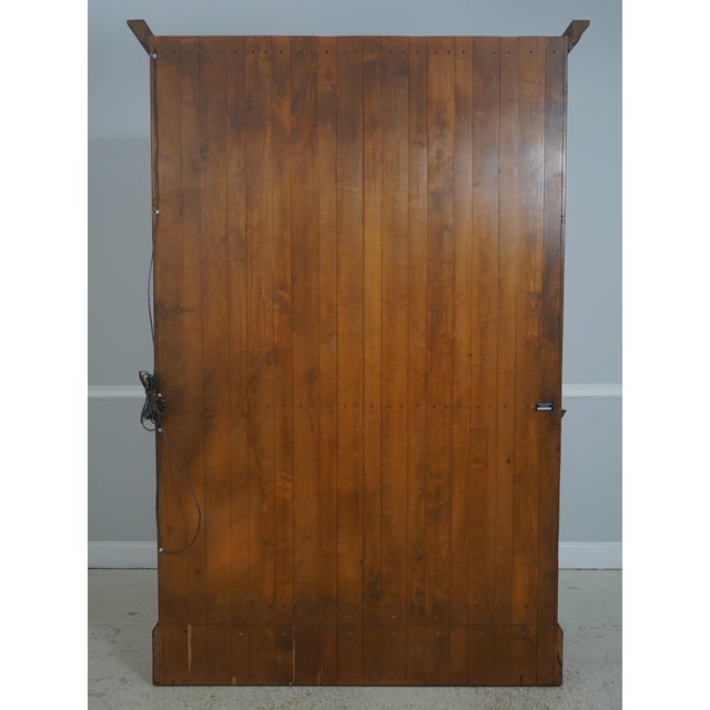 Guy Chaddock Country Distressed Finish China Cabinet For Sale - Image 16 of 17