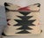 Pair of hand woven pillows with black linen backing. The inserts are down & feather fill. Sold as a pair.
