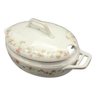 Art Nouveau Porcelain Soup Tureen from Pirkenhammer, 1890s For Sale