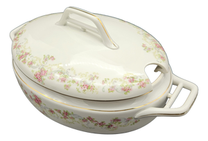 Art Nouveau Porcelain Soup Tureen from Pirkenhammer, 1890s