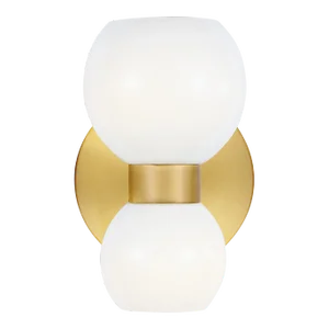 Kate Spade New York by Visual Comfort Studio Londyn Single Sconce, Burnished Brass