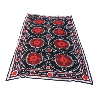 1950s Vintage Suzani Textile For Sale