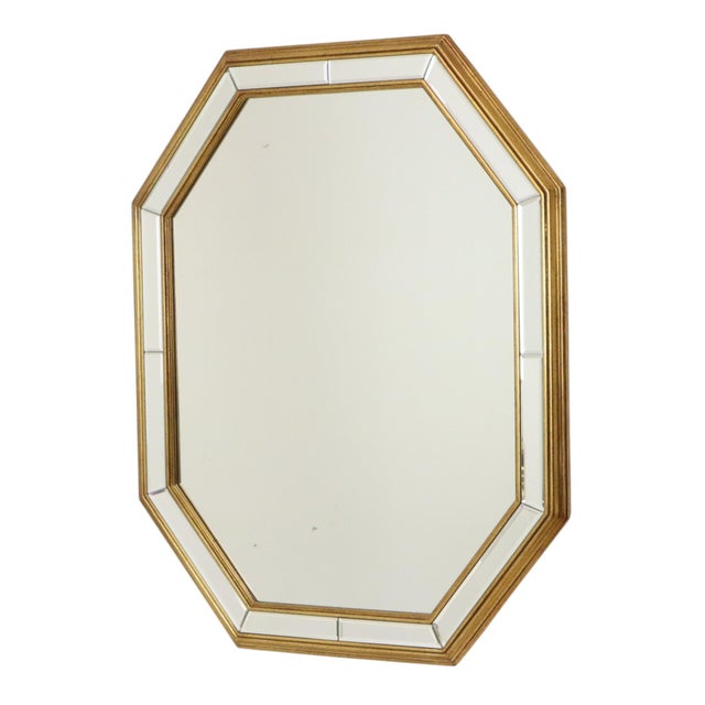 Mid-Century Modern Large Hollywood Regency Octagonal Mirror from Deknudt, 1970s For Sale - Image 3 of 18