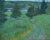 “Buttercup Lined Path" Contemporary Plein Air Acrylic Painting by Stephen Remick For Sale