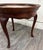 Brown Vintage Queen Anne Traditional Style Pie Crust Side Table Accent Table For Sale - Image 8 of 13
