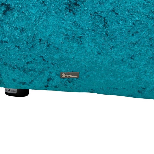 Fabric Corner Cloud 7 Sofa in Blue Turquoise from Bretz For Sale - Image 10 of 14