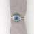 Metal 1ct Emerald Cut Aquamarine Ring With Diamond Accents: Solid 14k Gold, 6.5x5.5mm, Size 6.75 For Sale - Image 7 of 10