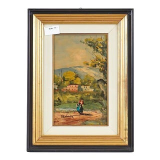 Unknown, Landscape, 2000s, Oil, Framed For Sale