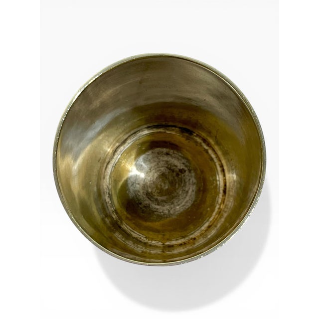 French Art Deco Set of 3 Small Silver Cups, Including Christofle For Sale - Image 12 of 12