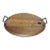 Medium Oak Wine Barrel Tray For Sale