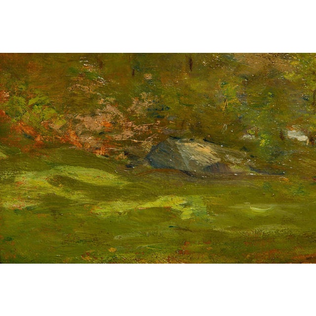 American Tonalist Impressionist Painting “Midsummer” by Cullen Yates For Sale - Image 10 of 18