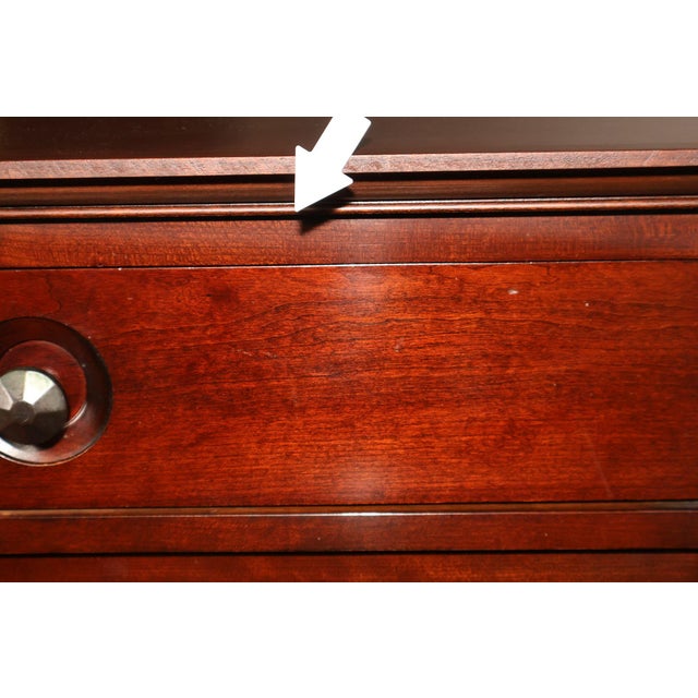 Stickley Edinburgh Collection Pair Of Cherry Nightstands For Sale - Image 17 of 18