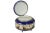Traditional Cobalt Blue Round Italian Porcelain Box For Sale - Image 3 of 7