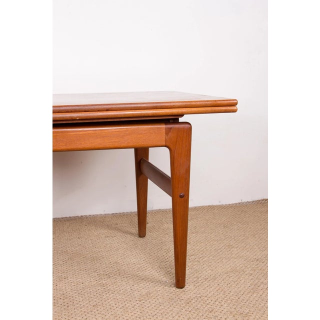 Danish Extendable and Table in Teak, 1960s For Sale - Image 6 of 18
