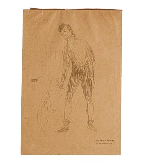 H. de Toulouse-Lautrec, Zimmerman et sa Machine, Lithograph, Early 20th Century For Sale