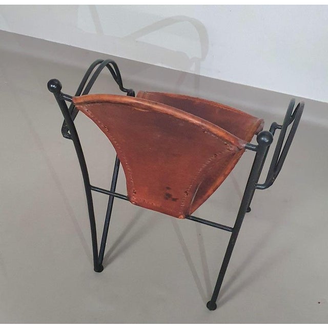 Chairs in Leather and Wrought Iron, Set of 24 For Sale - Image 15 of 18