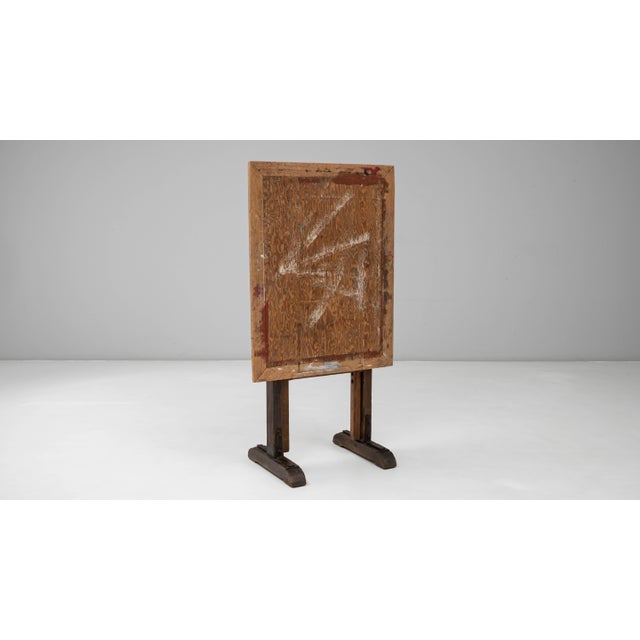 20th Century French Wooden Artist's Easel with Adjustable Tilt For Sale - Image 9 of 18