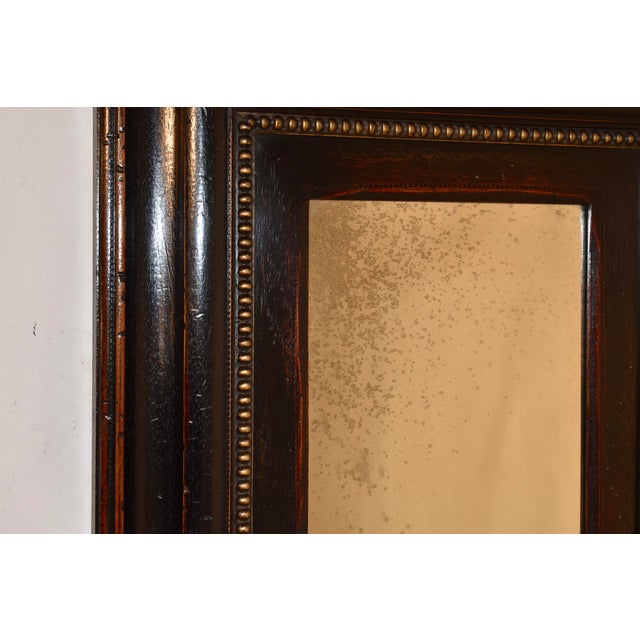 Vintage Mirror With Wide Molded Frame For Sale In Greensboro - Image 6 of 10