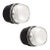Joe Colombo 'Fresnel' Outdoor Wall Lamps for Oluce in Black - a Pair For Sale