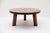 1960s French Round Oak Coffee Table in the style of Pierre Chapo, 1960s For Sale - Image 5 of 11