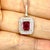 Natural Finely Faceted Quality Rubellite Tourmaline Diamond Necklace 18" 18k Gold 1.80 TCW Certified $4,950 921140 This is...