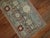 Early 20th Century Gray Blue 20th Century Antique Persian Oriental Rug Mat Size Rug For Sale - Image 5 of 6