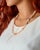 Oregon Peach Opal Beaded Necklace by Noblesse Oblige Studio, 24.5" For Sale - Image 4 of 11