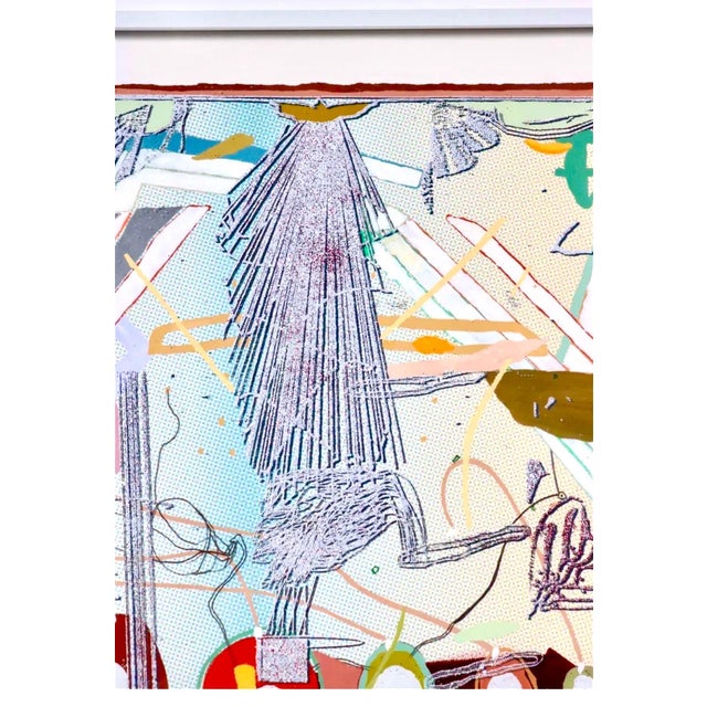 Contemporary Darren Goins, Mixed Media Painting SIlkscreen, Glitter Metal Flake, Acrylic Paint Darren Goins For Sale - Image 3 of 5