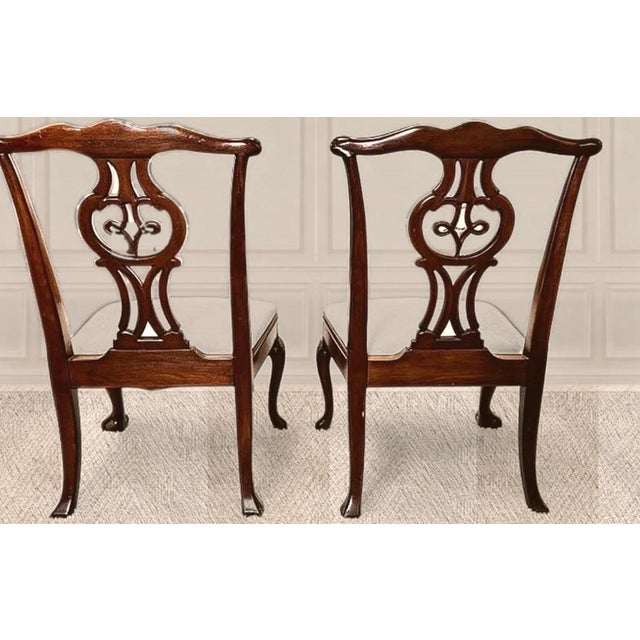 Baker Furniture Company Vintage Baker Furniture Chippendale Dining Set For Sale - Image 4 of 10