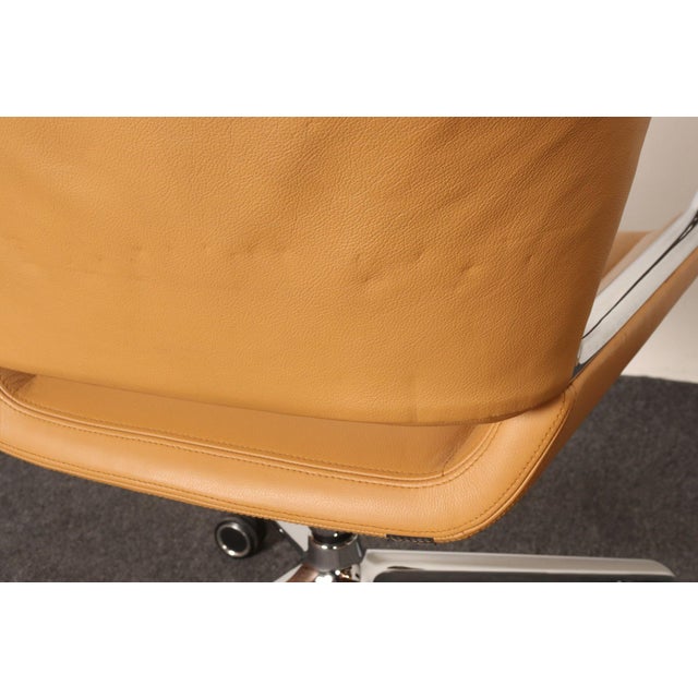 German Leather and Chrome Desk / Conference Chair by Jehs + Laub for Wilkhahn For Sale - Image 17 of 18