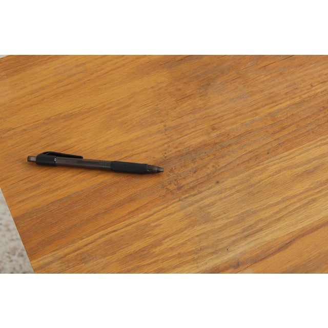 Pair Modern Arts & Crafts Design Oak Box Tables For Sale - Image 9 of 13